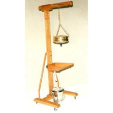 SHIRODHARA STAND (wooden, with Head Support) 